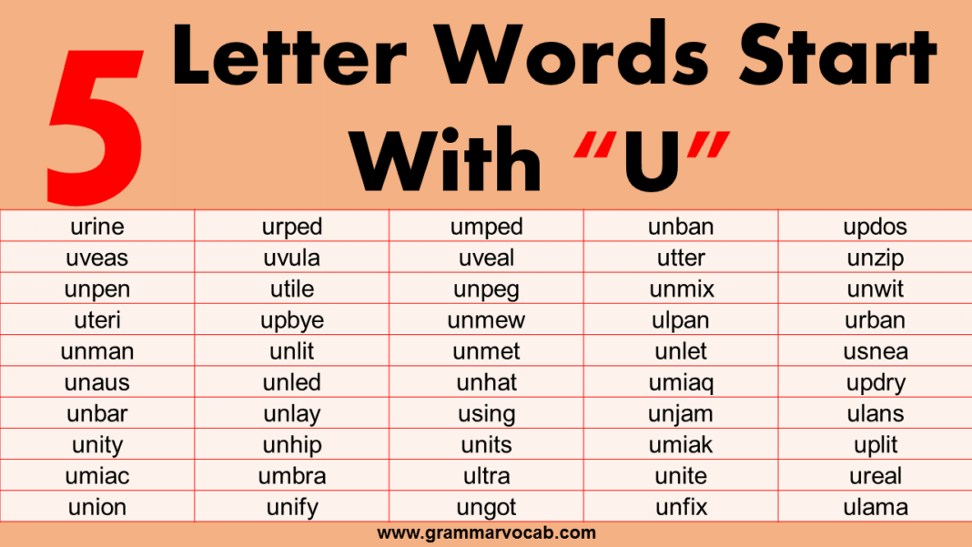 5-letter-words-that-start-with-u-a-comprehensive-guide this blog is very edifying and captivating about 5 letter words that start with u.